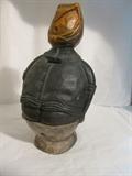 Cast Iron Mammy Bank "Sitting on Pot" - Rear View (literally☺)
