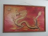 Dragon Oil on Canvas, Artist Signed & Framed