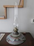 Art Pottery Base Oil Lamp