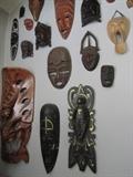 Miscellaneous Collection of African & Other Masks