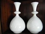 Spode mantel vases pair