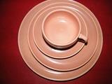 Service for eight of Russel Wright dinnerware in very good condition. With serving pieces