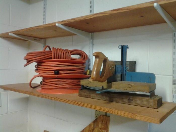 HD Electric cords and miter box