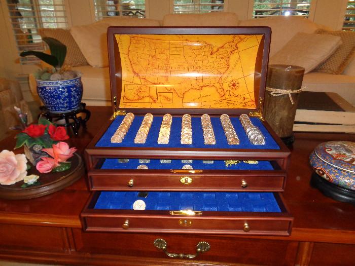 Danbury Mint State quarters coin collection