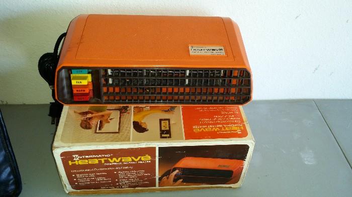 1970's retro Heatwave instant heater