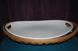 Longaberger Serving Platter and Basket