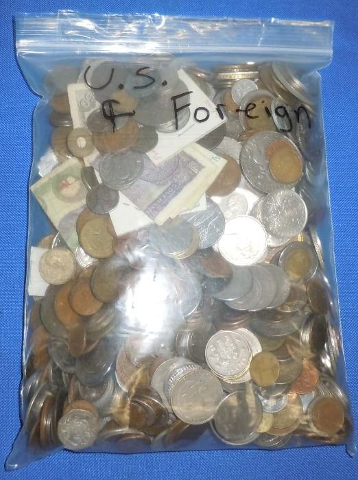 US & Foreign Coin Lot