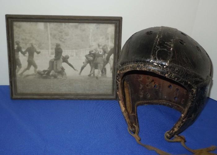 Vintage Football Helmet