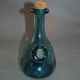 Antique hand blown grey blue bottle with cork stopper, date and origin unknown
Condition: Very Good
Shipping: Yes
Size: 9"
