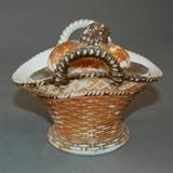 T_120.JPG Antique hand painted milk glass chicken in a basket covered box, medallion scene of child hand feeding a chicken
Condition: Very Good/ consistent of age and use
Shipping: Yes
Size: 4"