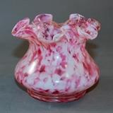 Pink and white speckled glass vintage vase
Condition: Very Good
Shipping: Yes
Size: 3 3/4"