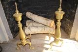 Brass Andirons
