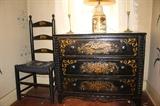 Beautifully Painted Dresser & Chair