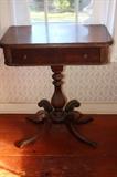 20th c hinge top side table
