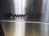mPower mP5 digital apparel printer