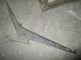 Antique cast iron printers typeset bracket that would sit on one of the cabinets