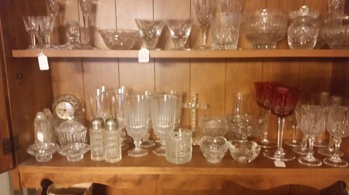 Tons of Waterford and other crystal