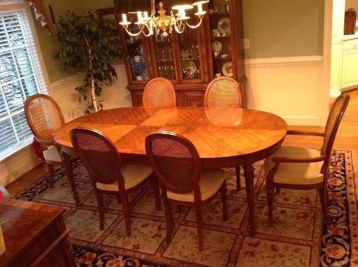 Dining Table / 6 Chairs (2 Captains) $ 420.00