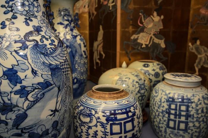 Beautiful porcelains ready for display, turning into a lamp base or.....