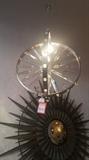 22" round swarovski crystal chandelier with 5 feed adjustable wires http://www.lbllighting.com/