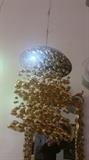 Designer pendant with gold finish on mounth blown glass. http://www.dealuce.com/products/107-bollecina-gold.aspx