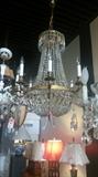 antique basket design crystal chandelier