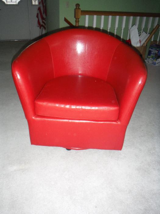 Nice Red Club Chair