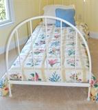 CHILD'S BED,   COMPLETE WITH MATTRESS AND FRAME