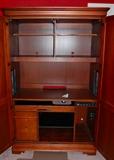 BEAUTIFUL DESK/ ARMOIRE.   THE DOORS CLOSE.