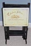SET OF TRAY TABLES