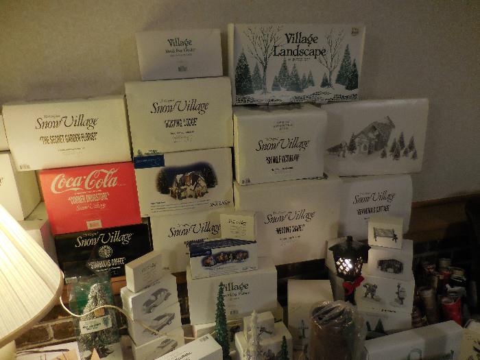 Dept 56 Snow Villages in boxes