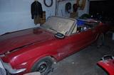 1965 Ford Mustang process of restoration