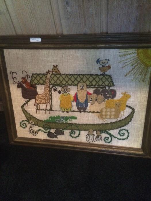                   Noah's ark framed art