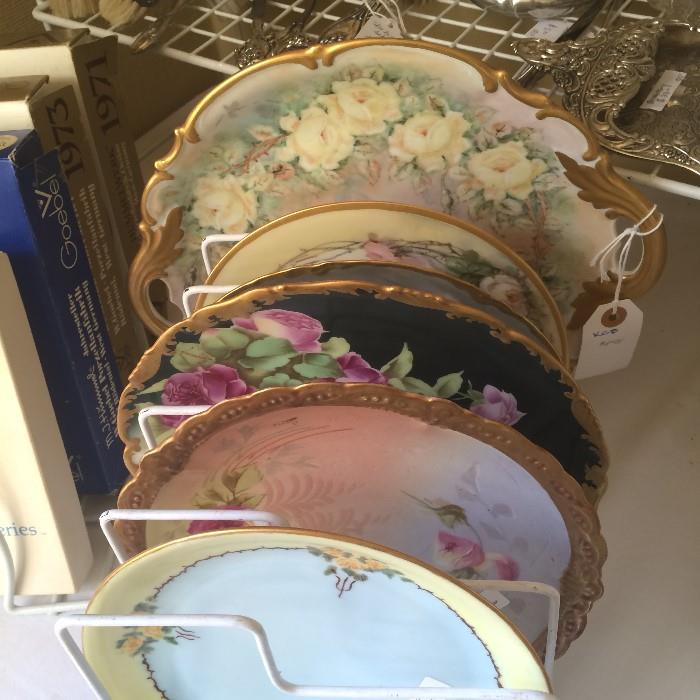              Assortment of hand-painted plates