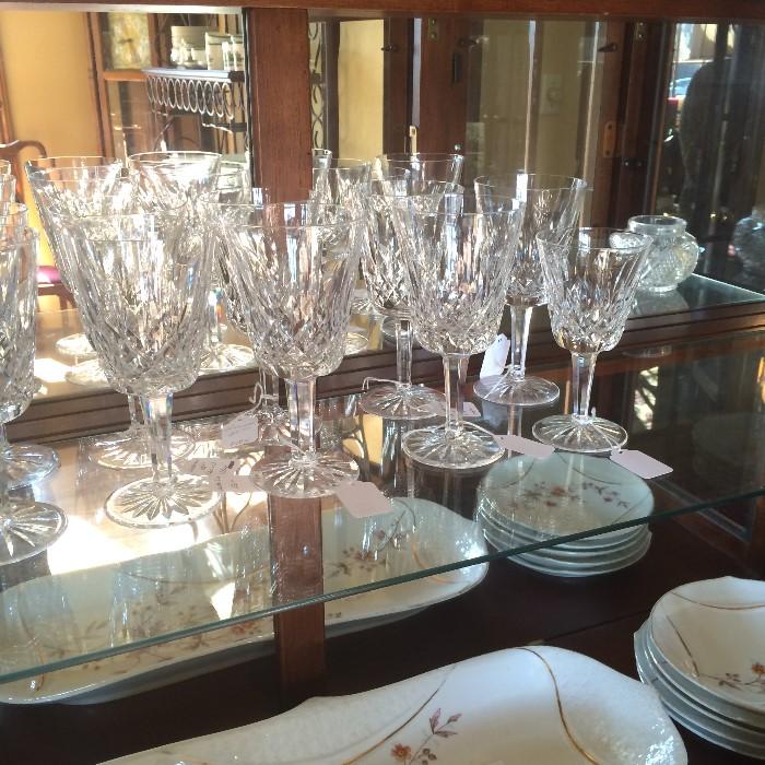                   Waterford crystal glassware 