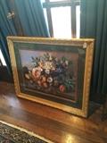              Beautiful fruit & floral framed art
