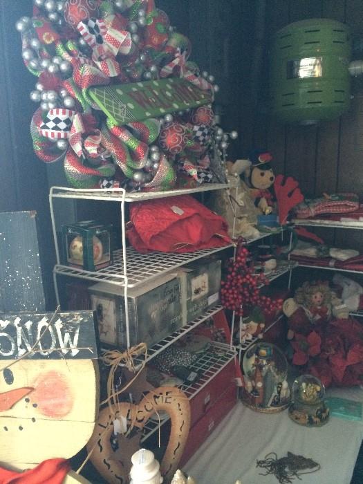              Many Christmas & other holiday items