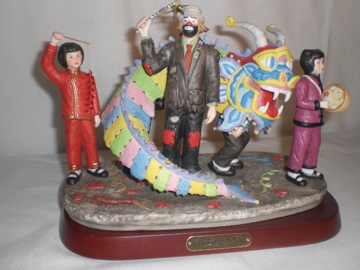 Signed Emmet Kelly Jr Chinese New Year 