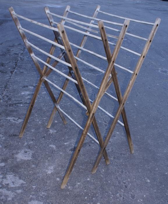 Old Wooden Drying Rack