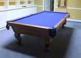 Vintage Pool Table, Solid Walnut 