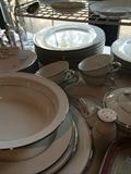               59 pieces of Noritake "Envoy" china