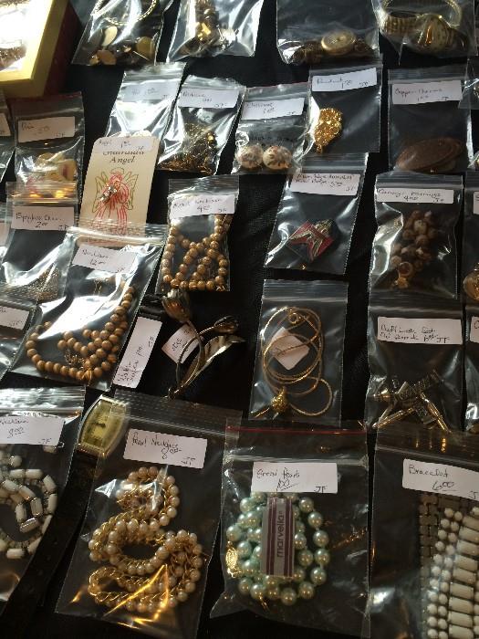 Costume jewelry; (not pictured - James Avery jewelry)
