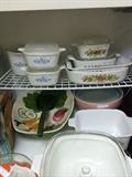          More Corning Ware & other kitchen dishes
