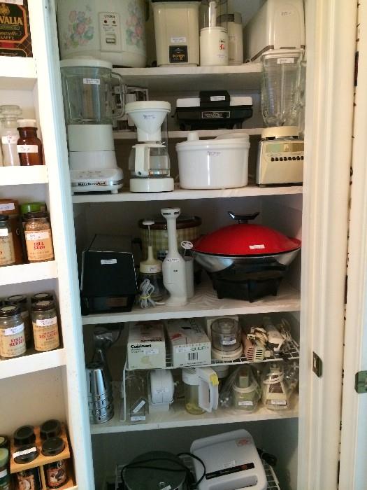 Great assortment of small appliances