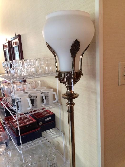 One of several floor lamps