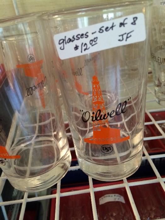 "Oilwell" glassware