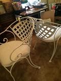                           2 patio chairs