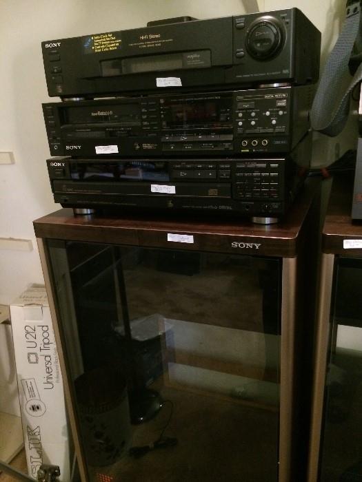Sony cassette players with case