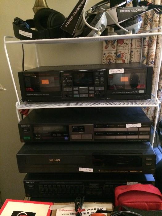 More cassette & video players