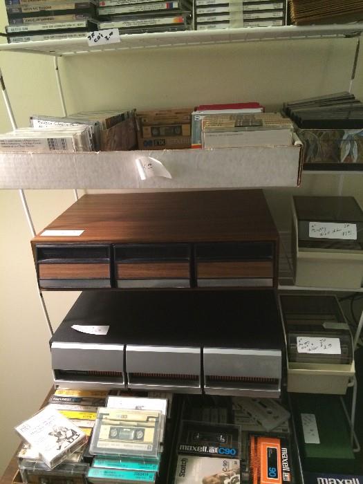 Cassettes & cassette storage drawers
